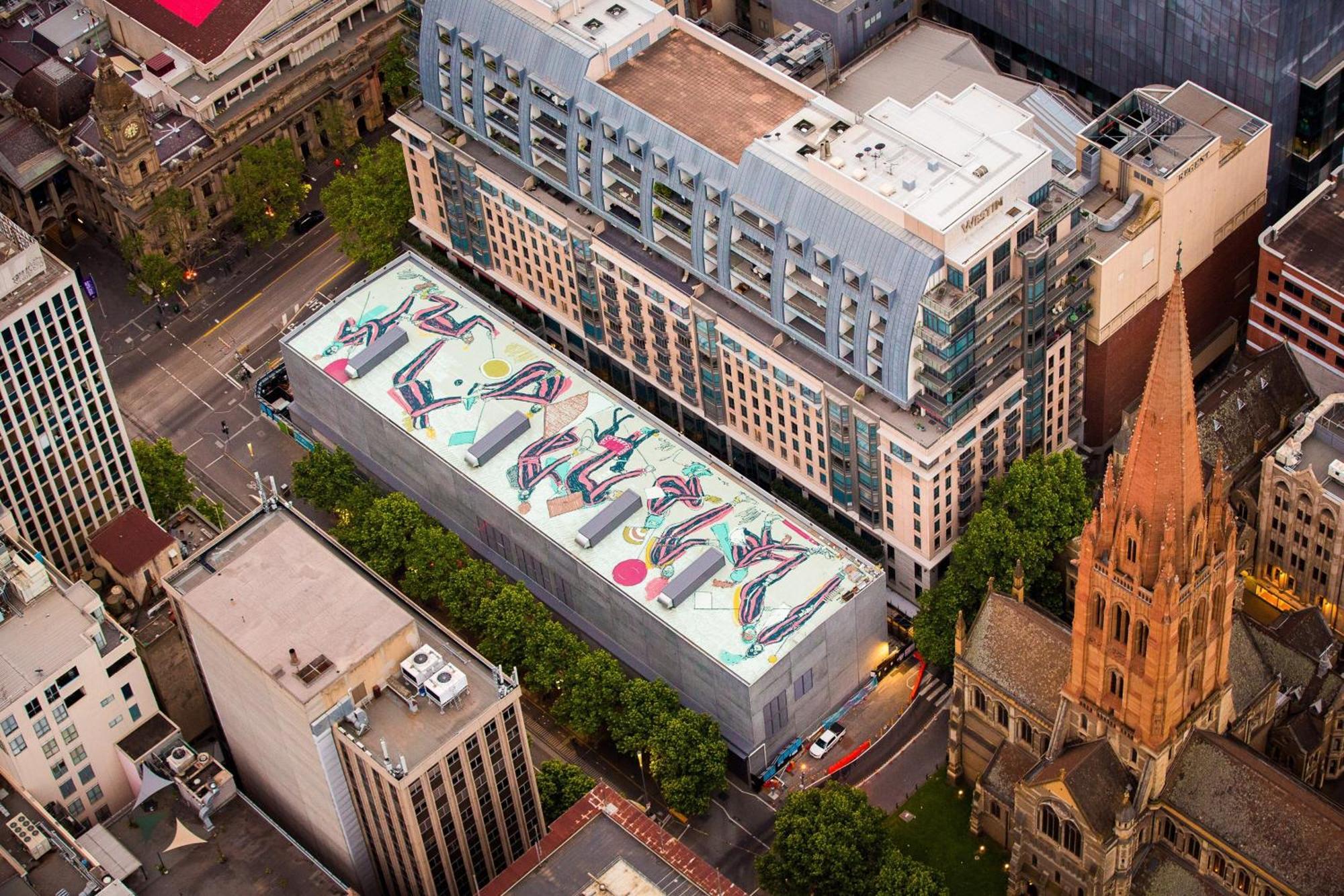 מלון The Westin מלבורן מראה חיצוני תמונה The rooftop of the Melbourne Museum